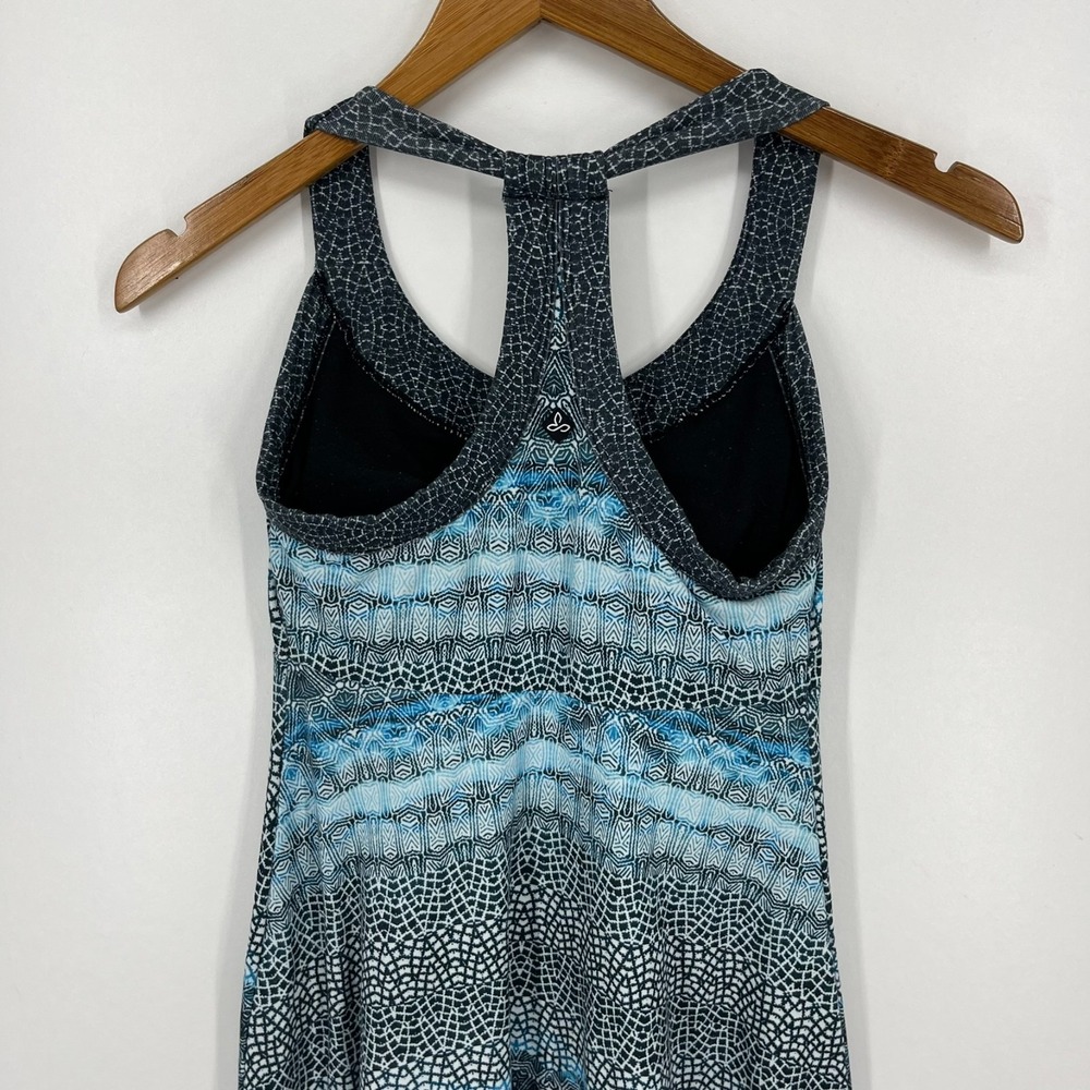 prAna Tank Dress Women's Size XS Blue Built in Bra Mini Short Length‎ Outdoors - Picture 5 of 9